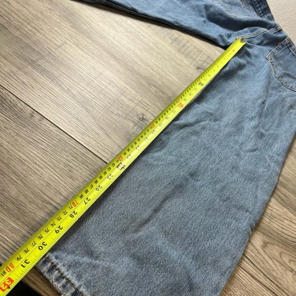 Levi's 505 Regular Fit Jeans Mens 36x34 Blue Straight Leg‎ Denim Pants Classic